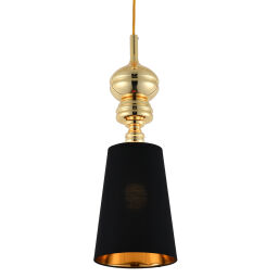 MP-8846-18 black gold Lampa wisząca QUEEN-1 złoto czarna 18 cm Step Into Design - Mega RABATY W KOSZYKU %