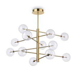 200125 Lampa wisząca equinoxe sp12 antique brass Ideal Lux - Mega RABATY w koszyku %